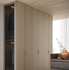 JY Project Customized Modern Bedroom <b>Wardrobe</b> Wooden Closet Walk In Storage System Sliding Door Furniture Cheap Price - Product Image 4