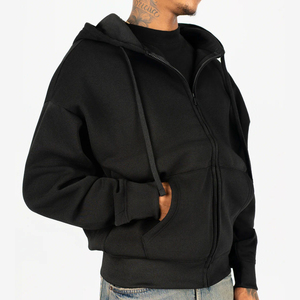 Sudadera con Capucha Verde Oliva Personalizada para Hombre 2026, con Cierre, Manga Raglán, Color Sólido, Informal, Etiqueta Privada, OEM, ODM - Product Image 6