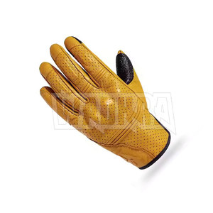 Gants de moto unisexes en cuir respirant, à séchage rapide, de haute qualité, antidérapants, pour usage sportif, fabriqués au Pakistan - Product Image 4