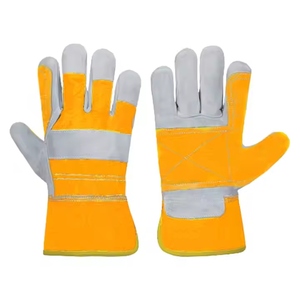 Gants de sécurité en cuir de vachette renforcé pour travailleurs du jardin et ouvriers du bâtiment, haute performance, fabrication canadienne - Product Image 1