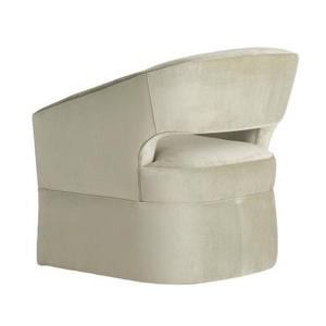 Nordic Swivel Accent <b>Chair</b> Tufted Lounge Armchair Upholstered Modern Living Room Seat - Product Image 3