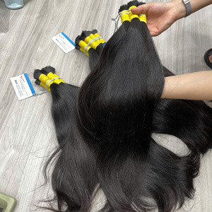 Wholesale Ready To Ship Single Donor Baby Bulk <b>Hair</b> for <b>Braiding</b> Cuticle Aligned Raw Human <b>Hair</b> <b>Extensions</b> - Product Image 5