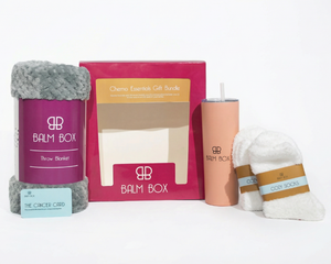 Balm Box USA, Paquete de Cuidado para el Cáncer de Mama para Mujeres, Regalo de Recuperación de Mastectomía, Set de Confort Postoperatorio, Diseño Moderno, Internacional - Product Image 1