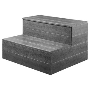Scaletta Gonfiabile a 2 Gradini per Spa, Robusta, Larga 25 Pollici, Capacità 600 Libbre, per Vasca Idromassaggio/Piscina - Product Image 5