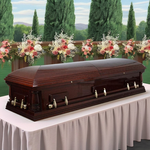 Urnas funerarias de ataúdes de madera dura de Estilo Norteamericano de alta calidad Impresoras 3D-Venta al por mayor Fabricante internacional de ataúdes confiable - Product Image 1