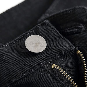 Personnalisé Hommes Sexy Hot Pant Denim Shorts Séchage Rapide Respirant Casual Taille Moyenne Cordon Style Déchiré Lavé Jeans Look - Product Image 4