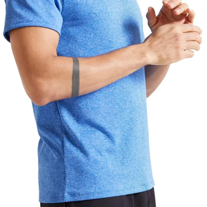 T-shirt d'entraînement pour homme, manches courtes, style été, confortable, pour la gym et les séances de sport, nouveau style. - Product Image 3