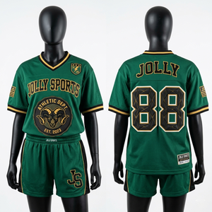 Women Football Jersey and Shorts <b>Set</b> 160 GSM Breathable Polyester <b>Mesh</b> Orange Panel Custom Sublimation Embroidery Women's <b>Sets</b> - Product Image 6