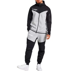 Diseño personalizado Unisex gimnasio chándal transpirable de gran tamaño ropa de invierno conjunto chándal hombres pantalones de chándal Jogging desgaste cordón elástico - Product Image 2