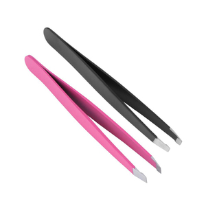Pinzas Profesionales para Cejas de Acero Inoxidable, Herramienta de Depilación Facial, Punta Inclinada y Puntiaguda, Pinzas de Precisión para Cejas - Product Image 6