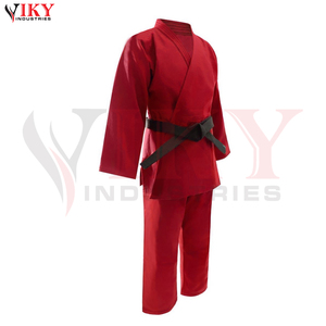 Mahroon – Tenue d'arts martiaux respirante 100 % coton avec découpe automatisée, Kimono d'arts martiaux noir et blanc, Combinaison de judo ODM - Product Image 3