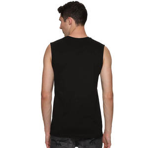 Camiseta sin Mangas de Fibra de Bambú 100% Ecológica de Alta Calidad para Hombre, de Secado Rápido, Acanalada, Personalizada, Térmica, para Gimnasio, Entrenamiento y Fitness - Product Image 4