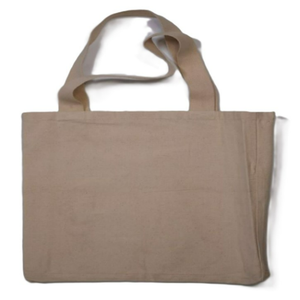 Bolsa de Mano Ecológica de Algodón Orgánico Reciclable con Asa Larga, Reutilizable para Compras, con Logotipo Personalizable por Serigrafía - Product Image 6