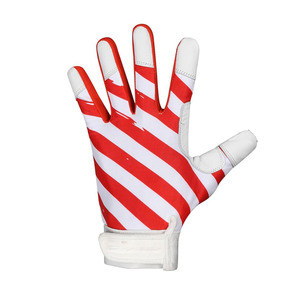 Gants de frappeur en cuir pour adultes Five B New Adult, design drapeau américain, avec super grip antidérapant pour frappeurs de terrain extérieur. - Product Image 3
