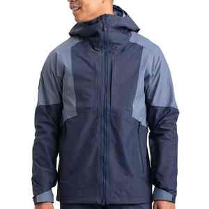 Chaqueta de esquí para hombre con capucha, para deportes al aire libre, gruesa, con faldón para nieve, impermeable, transpirable, con cierre de cremallera y a prueba de viento - Product Image 3