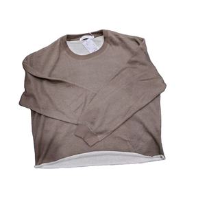 Suéter de Punto Casual para Mujer, Forrado, Transpirable, Cuello Redondo, Holgado, Sin Capucha, para Invierno - Product Image 3