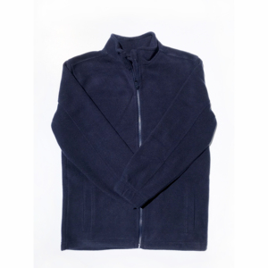 Veste polaire zippée coupe-vent pour homme avec poches, en polyester, personnalisable, couleurs sur mesure, logo OEM - Product Image 1