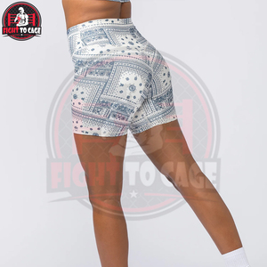 High-Stretch Fabric Lightweight Printed Seamless Yoga Shorts for Women Good Supplier Custom Gym Sport Fitness Workout Shorts - Product Image 6
