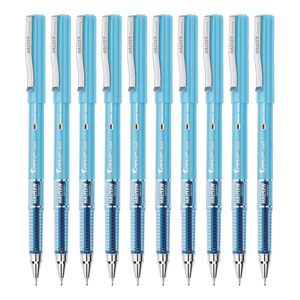 Unique Design Plastic Body Hauser Sonic 0.5MM Gel Pen Stylish Metal Clip Refillable & Waterproof Black/Blue Ink Blister Pack - Product Image 1
