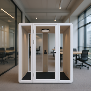 Duo HIPOD - Cabinas Telefónicas Modernas para Oficina en Casa, Cabinas Acústicas Modulares para Reuniones, Cabinas Telefónicas para Edificios de Oficinas - Product Image 3