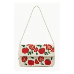 Sac à bandoulière en perles de verre de haute qualité avec fermeture magnétique, idéal pour l'été, la plage, le bureau et les voyages, cadeau pour femme et fille - Product Image 3