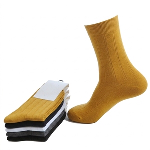 Comfortable Cotton Crew Dress <b>Socks</b> Breathable and Anti-Odor with Spandex Bottom Customizable Daily <b>Socks</b> for Spring Gifts - Product Image 5