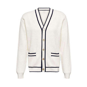 Make Your Custom Good Quality V-Neck for Sorority/Fraternity/Schools/Colleges/Universities Logo Knitted <b>Cardigans</b> <b>Sweaters</b> - Product Image 1