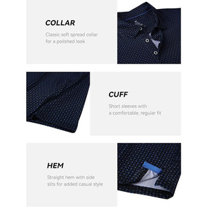Polo de Golf para Hombre de Alta Calidad OEM, con Logotipo Personalizado, Absorbente de Humedad, Impresión por Sublimación, Ropa Deportiva de Alto Rendimiento para Entrenamiento de Golf - Product Image 4
