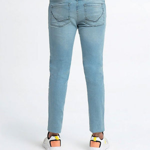 Latest Design OEM Service Breathable Button Canvas 100% Cotton Hip Hop Casual Men's <b>Jeans</b> Pants-Lightweight Comfortable - Product Image 3