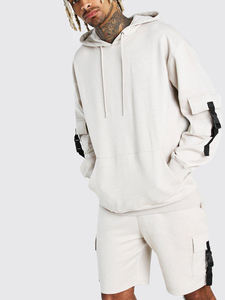 Traje Personalizado para Hombre, Conjunto de Dos Piezas, Pantalones Cortos y Camiseta, Estilo Casual Urbano, Pantalones y Camiseta Estampados, Conjuntos para Hombre - Product Image 5