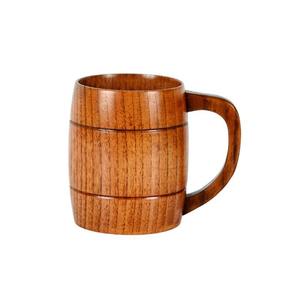 แก้วไม้ธรรมชาติพร้อมหูจับ ดีไซน์สไตล์ญี่ปุ่น แก้วกาแฟรักษ์โลก เหมาะสำหรับของขวัญทางธุรกิจ  รับสกรีนโลโก้ - Product Image 5