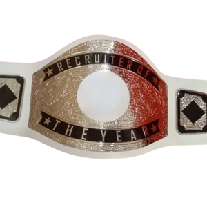 Custom <strong>Recruiter</strong> of the Year Championship Belt with Elegant Design Personalized Award Belt High Quality <strong>Sports</strong> Belts - Product Image 5
