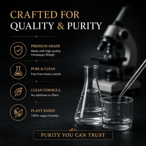 Résine de Shilajit Pur de l'Himalaya 100% Naturelle Originale avec plus de 85 Oligo-éléments pour Soutenir l'Énergie et l'Endurance - Product Image 3