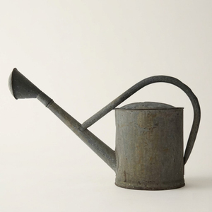 Vintage-Style Galvanized Iron Watering Can Powder Coated Decorative Gardening Tool With Ergonomic Handle For Home <b>Garden</b> Waterer - Product Image 4