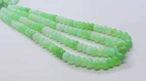 Cuentas Redondas Lisas de Ópalo Verde Natural Increíble de 8 mm y 8.5 mm, Cuentas de Ópalo Verde Sombreado Tipo Loro de 16 Pulgadas, Gema de Ópalo Verde Genuino - Product Image 6