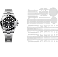 Herren Edelstahl Taucheruhr 10ATM Wasserdicht Unisex Mechanische Super-Uhr als Accessoire für Männer Automatikuhr