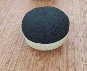 Srija Luxury Home Decorative Cotton Rope Pouf Hand Knitted Movable Multi-Functional Contemporary Design for Hotel Restaurant Spa - Product Image 2