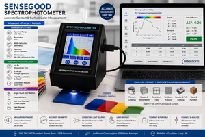Espectrofotómetro Universal Todo en Uno Sensegood, Modelo Portátil con LED de 1nm de Longitud de Onda, para Uso en Línea, de Sobremesa y Manual - Product Image 3