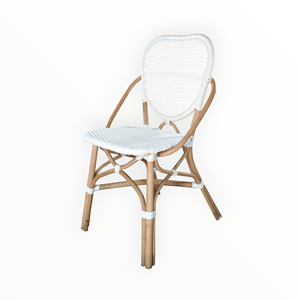 Silla Bistro Más Popular para Cafetería, Restaurante, Espacios Públicos Residenciales - Mimbre Sintético Natural con Garantía de Tejido de 3 Años - Product Image 2