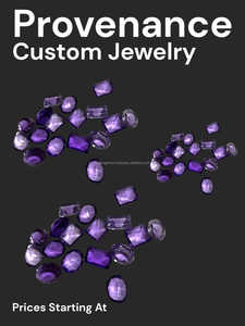 พลอยอเมทิสต์เจียระไนแบบธรรมชาติสำหรับเครื่องประดับเป็นจำนวนมากจี้หินแบบหลวมสำหรับทำเครื่องประดับ - Product Image 2