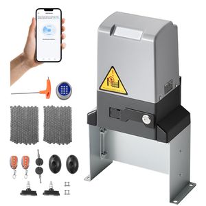 Motore Elettrico per Cancello Scorrevole 900W, Apriporta Automatico a Catena per Porte da 65,6ft (4409 libbre) - Product Image 1