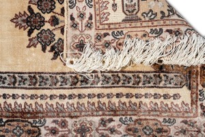 Alfombra de Oración Islámica de Viscosa con Sensación de Seda en Color Marfil y Beige, Directo de Fábrica, Alfombra de Adoración Musulmana Premium Disponible al Mejor Precio - Product Image 6