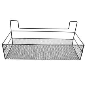 Cesta colgante de metal hecha a mano para decoración de paredes rústicas y solución de almacenamiento. - Product Image 1