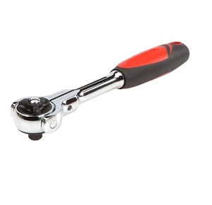 <b>1</b>/<b>4</b>"DR 72 Teeth Round Head Swivel <b>Ratchet</b> Handle FULL TURN <b>RATCHET</b> HANDLE - Product Image 1