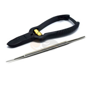 Lime à ongles professionnelle pour podiatre, coupe-ongles annulaire, lot de 2, coupe-ongles à ressort robuste, lime à ongles pour pédicure, pieds, doigts, bébés - Product Image 1