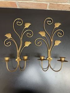 New Style Metal Candle Sconce Wall Mounted Candle Holder For Rustic Home Decorative Interior Design - Product Image 6