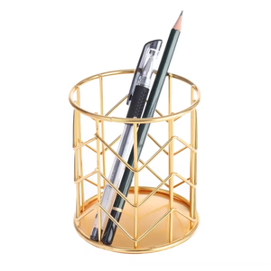 Manufacturer Brass <b>Pen</b> Holder Top Design Pencil Jar Top Quality Product Promotional products <b>Pen</b> Stand - Product Image 1