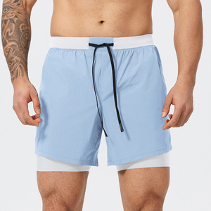 Shorts de sport décontractés pour hommes, en toile respirante, coupe haute, coupe-vent, séchage rapide, pour l'été, style hip-hop, personnalisables, vente en gros - Product Image 5