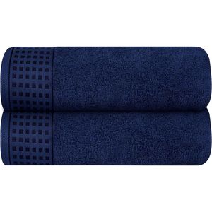 100% Cotton Ultra Soft 2 Pack Oversized <b>Bath</b> <b>Towel</b> <b>Set</b> 28x55 Inches Highly Absorbent Quick Dry Lightweight Large <b>Bath</b> <b>Towel</b> - Product Image 1
