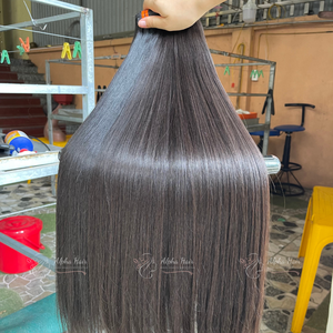 Super doble dibujado precio de fábrica más barato hueso recto extensiones de cabello humano doble dibujado vietnamita pelo tejido Frontal - Product Image 2